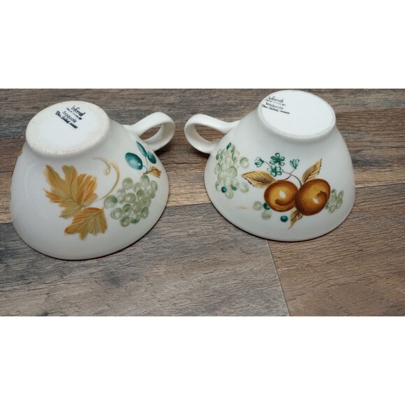Iroquois Informal Old Orchard Tea/Coffee Cup Ben Seibel Vintage MCM Set Of 2 - Picture 5 of 6